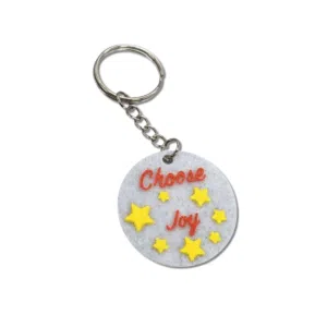 Choose joy keyring