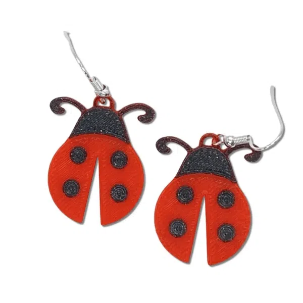 Lady bird earrings