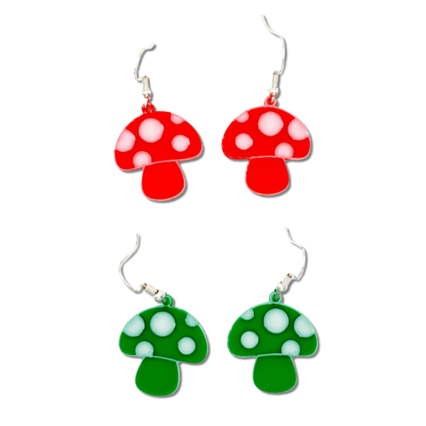 Fantasy mushroom earring