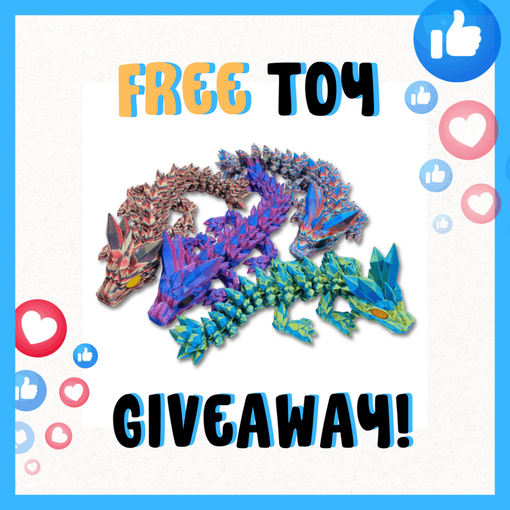 Free Toy giveaway - Crystal dragon Free Toy giveaway - Crystal dragon