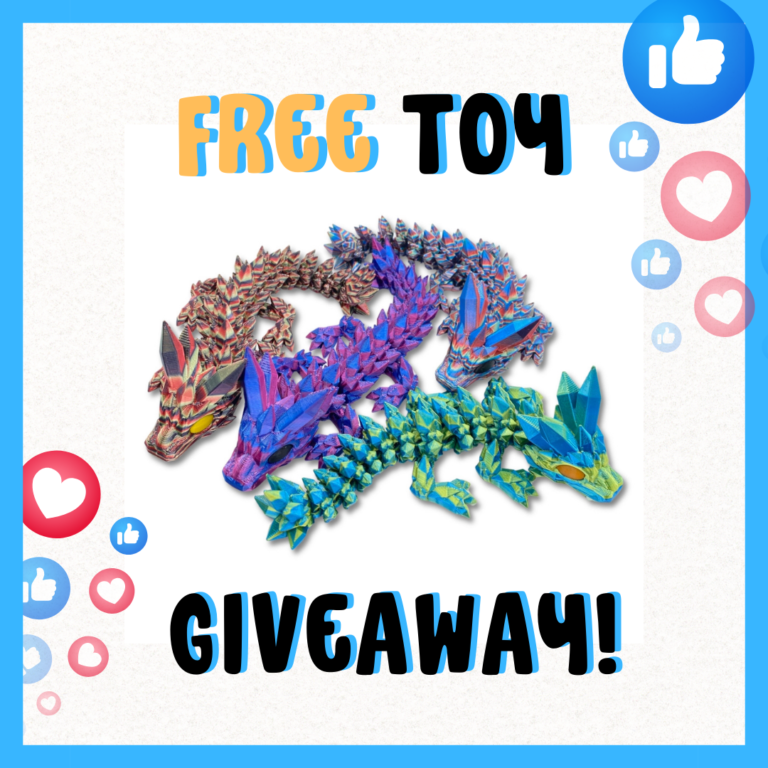 Free Toy giveaway - Crystal dragon