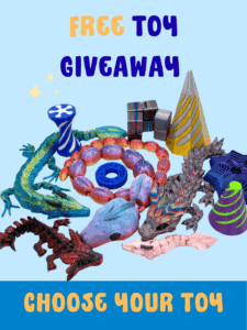 Free Toy Giveaway - Choose your toy, enter on instagram