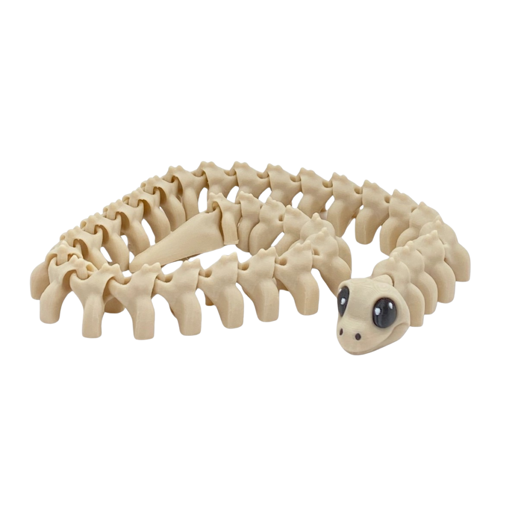 Flexible snake skeleton toy